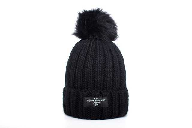 FUR POM POM HAT